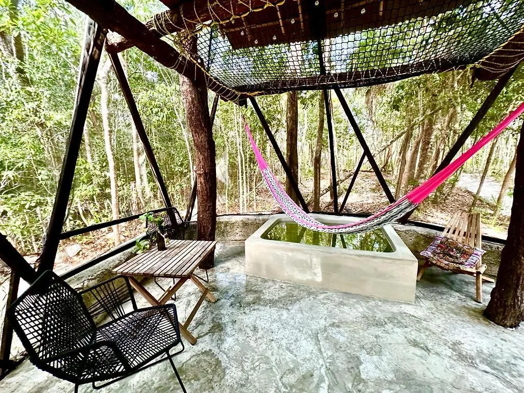 Campingplatz Hotel Casa Costal - Glamping Experience Puerto Morelos Mexiko